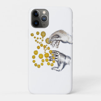 Hands Outstretched with Golden Globes Case-Mate iPhone Case