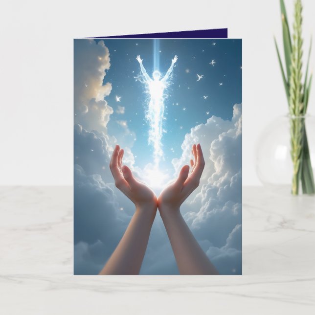 Hands Set the Soul Free, You have gone sympathy  Card (Front)