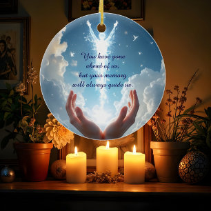 Hands Set the Soul Free, You have gone sympathy Ceramic Tree Decoration