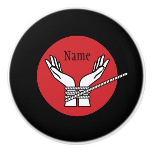 Hands Tied Thunder_Cove Ceramic Knob