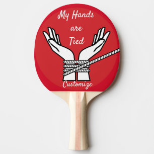 Hands Tied Thunder_Cove Ping Pong Paddle