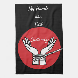Hands Tied Thunder_Cove Tea Towel
