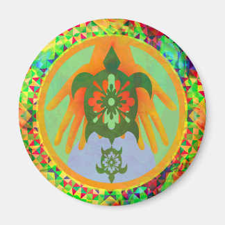 Hands Turtles Magnet