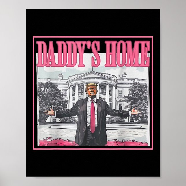 Hands Wide In Front Of White Daddy's Home House Pi Poster (Front)