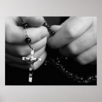 Hands with Rosary Beads