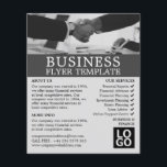 Handshake, Business & Finance Advertising Flyer<br><div class="desc">Handshake,  Business & Finance Advertising Flyers By The Business Card Store.</div>