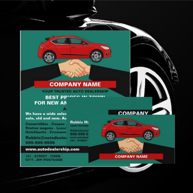 Handshake Design, Auto Dealership Advertising Flyer (Creator Uploaded)