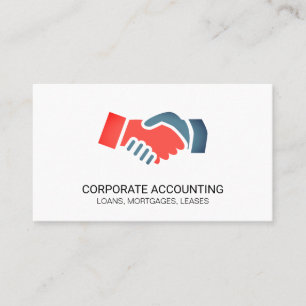 Handshake Icon Business Card