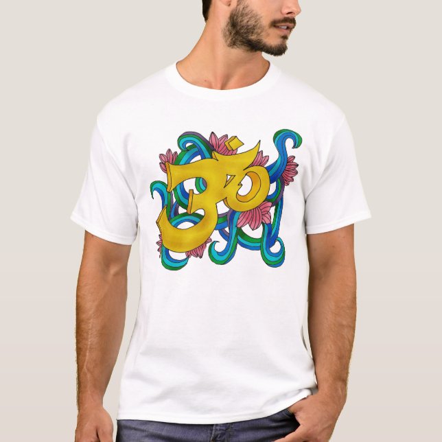 handsketched OM coloured T-Shirt (Front)