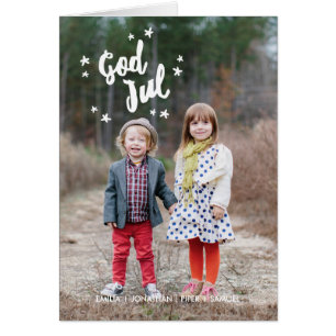 Handskrivna julhälsningskort