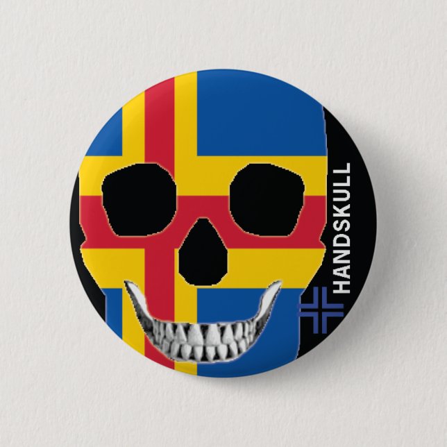 HANDSKULL Åland - Button (Front)