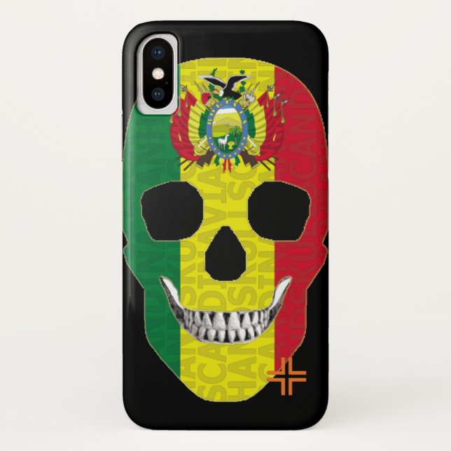 HANDSKULL Bolivia case iPhone X   B2 (Back)