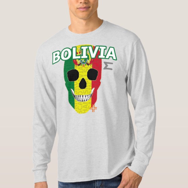 HANDSKULL Bolivia Long Sleeve T-Shirt B2 (Front)