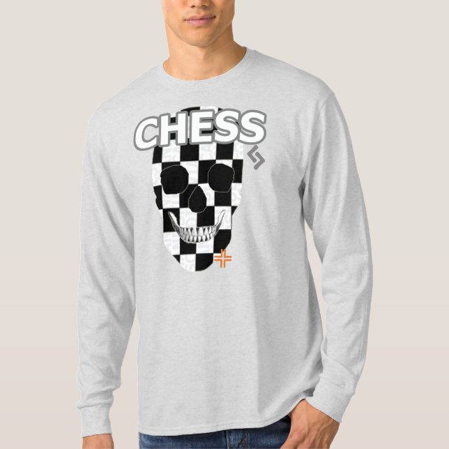 HANDSKULL Chess Long Sleeve T-Shirt B2 (Front)