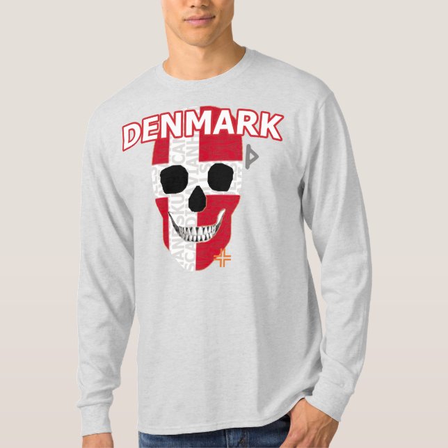 HANDSKULL Denmark Long Sleeve T-Shirt B2 (Front)