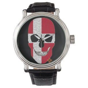 HANDSKULL Denmark watch mens leather B2