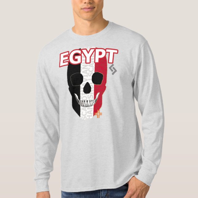 HANDSKULL Egypt Long Sleeve T-Shirt B2 (Front)