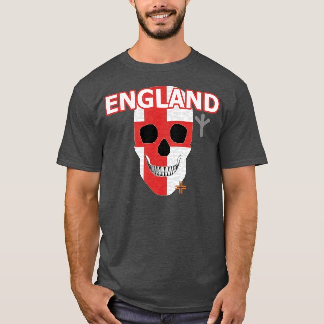 HANDSKULL England t-shirt basic B2 (Front)