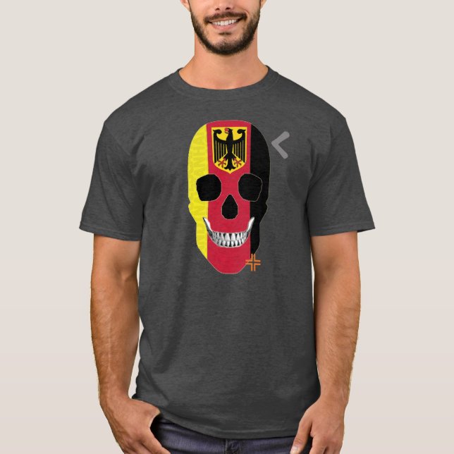 HANDSKULL Germany t-shirt basic B2 (Front)