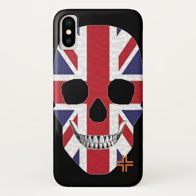HANDSKULL Great Britain case iPhone X   B2 (Back)