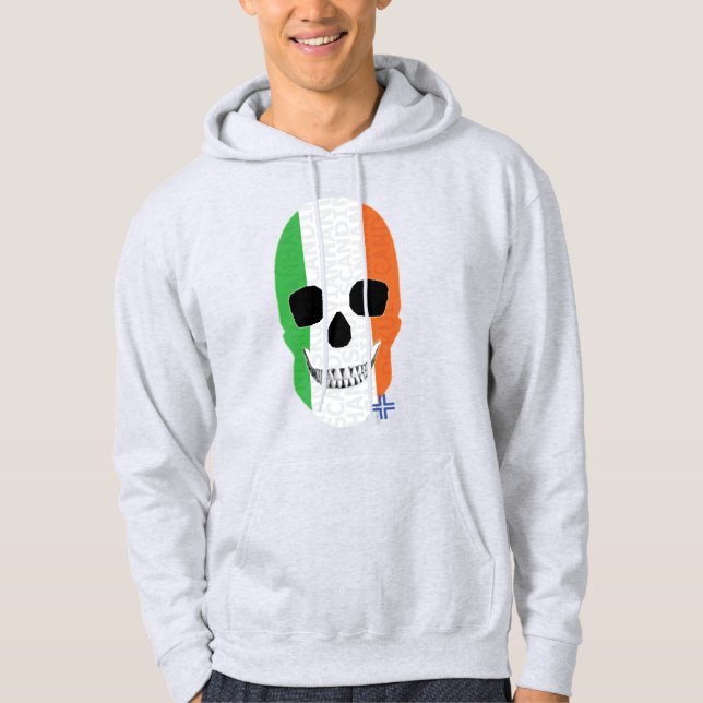 HANDSKULL Ireland Hooded Sweatshirt   B2 (Front)