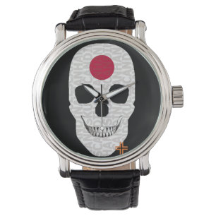 HANDSKULL Japan watch mens leather B2