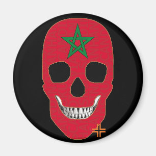 HANDSKULL Morocco round magnet   B2