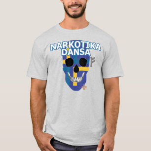 HANDSKULL Narkotika Dansa t-shirt basic B2