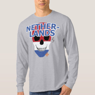 HANDSKULL Netherlands Long Sleeve T-Shirt B2