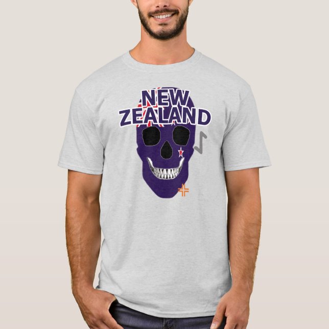 HANDSKULL New Zealand t-shirt basic B2 (Front)