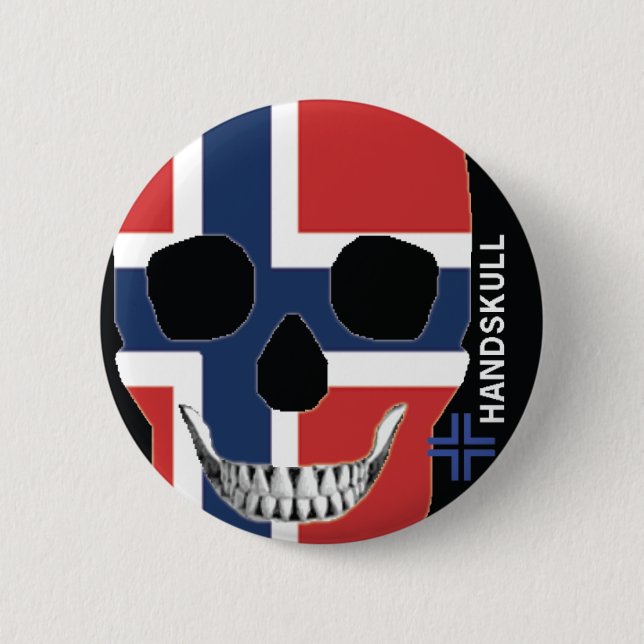 HANDSKULL Norway - Button (Front)