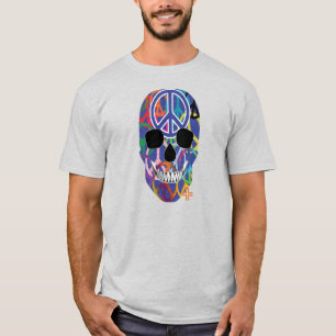 HANDSKULL Peace t-shirt basic   B2