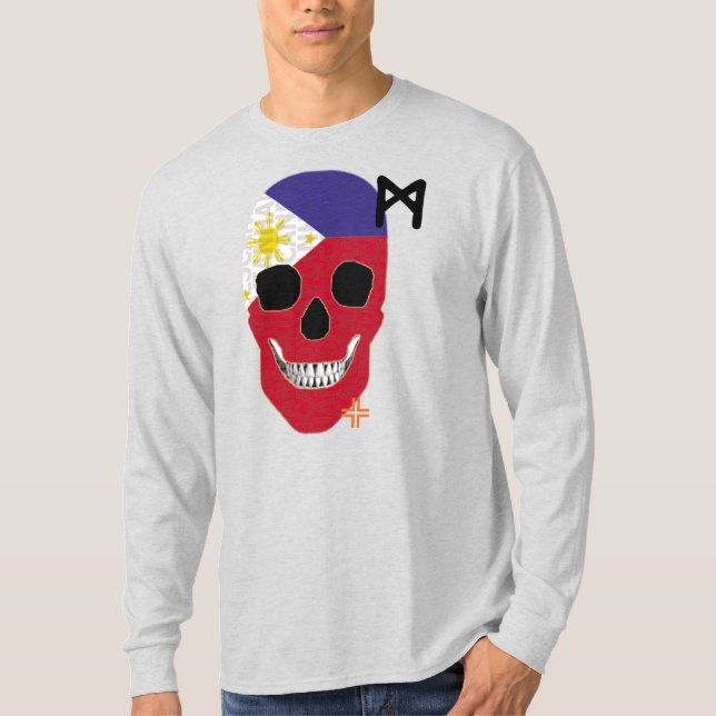 HANDSKULL Philippines Long Sleeve T-Shirt B2 (Front)
