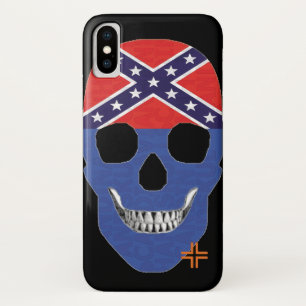 HANDSKULL Rebel Blue case iPhone X B2