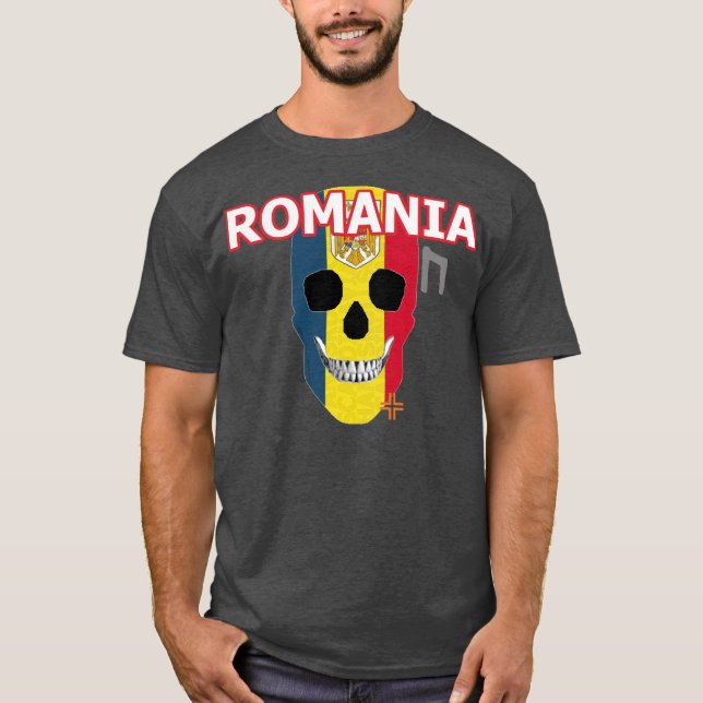 HANDSKULL Romania t-shirt basic B2 (Front)