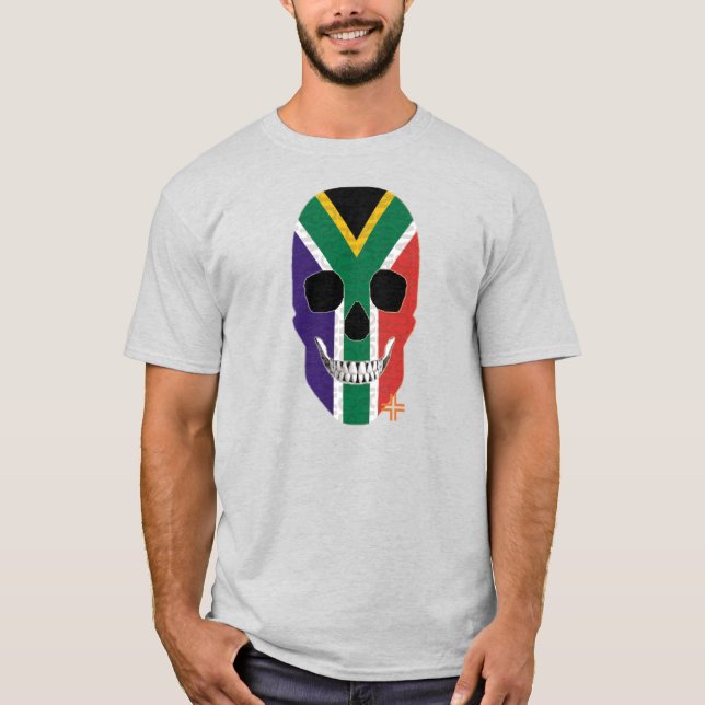 HANDSKULL South Africa t-shirt basic   B2 (Front)