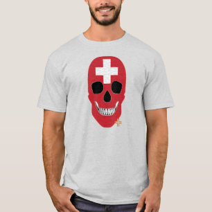 HANDSKULL Switzerland t-shirt basic B2