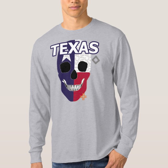 HANDSKULL Texas Long Sleeve T-Shirt B2 (Front)