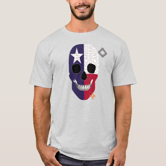 HANDSKULL Texas t-shirt basic B2 (Front)