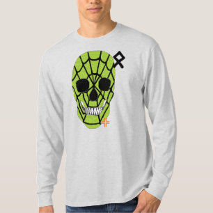 HANDSKULL Web Green Long Sleeve T-Shirt B2