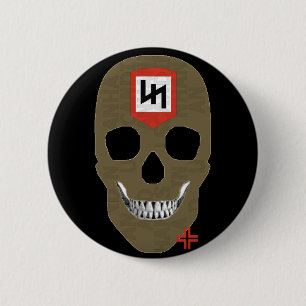 HANDSKULL Youngers Round Badge black B2