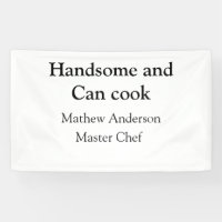 Handsome and can cook add name master chef date