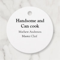 Handsome and can cook add name master chef date