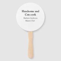 Handsome and can cook add name master chef date