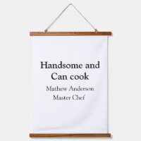 Handsome and can cook add name master chef date