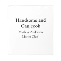 Handsome and can cook add name master chef date