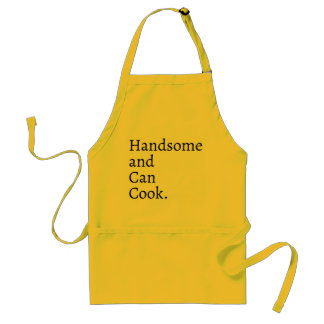 Handsome and Can Cook Funny Standard Apron