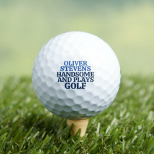 Handsome and Plays Golf / Funny  Balls