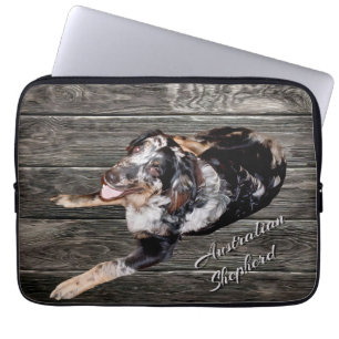 Handsome Australian Shepherd Dog Electronics Bag