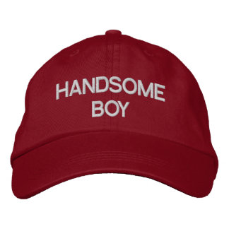 Handsome Boy Embroidered Hat